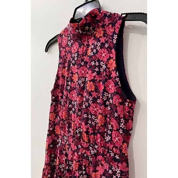 New Chelsea28 Size 2 Floral Print Halter Neck Midi Dress - Picture 13 of 13
